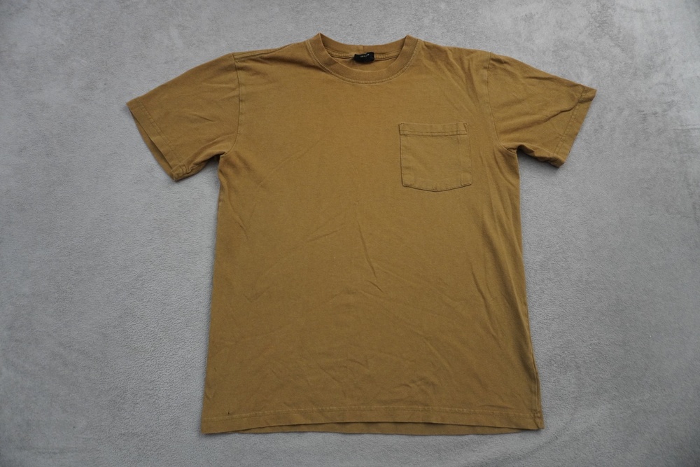 Filson Shirt Mens Small Brown Pocket Tee Crewneck Made In USA Workwear Casual